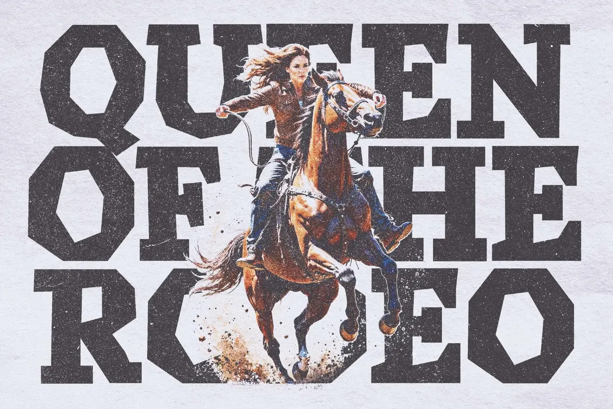 Union Rodeo – Slab Serif Western Style Font
