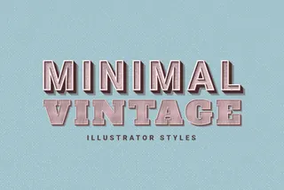 Minimal Vintage Illustrator Styles