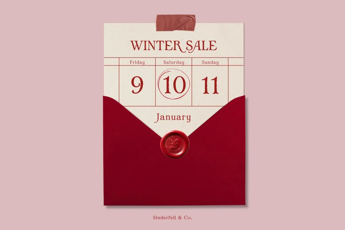 Sinderfell - Vintage Editorial Serif Font