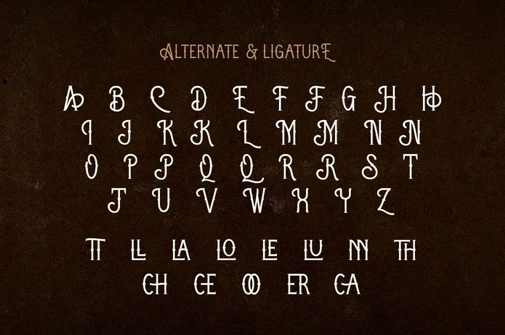 Architoria — Vintage Victorian Font