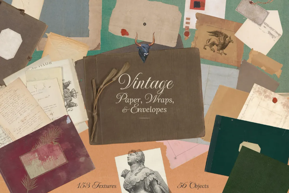 Vintage Paper, Wraps, and Envelopes Textures