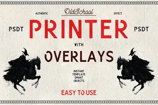 Oldschool Printer Template