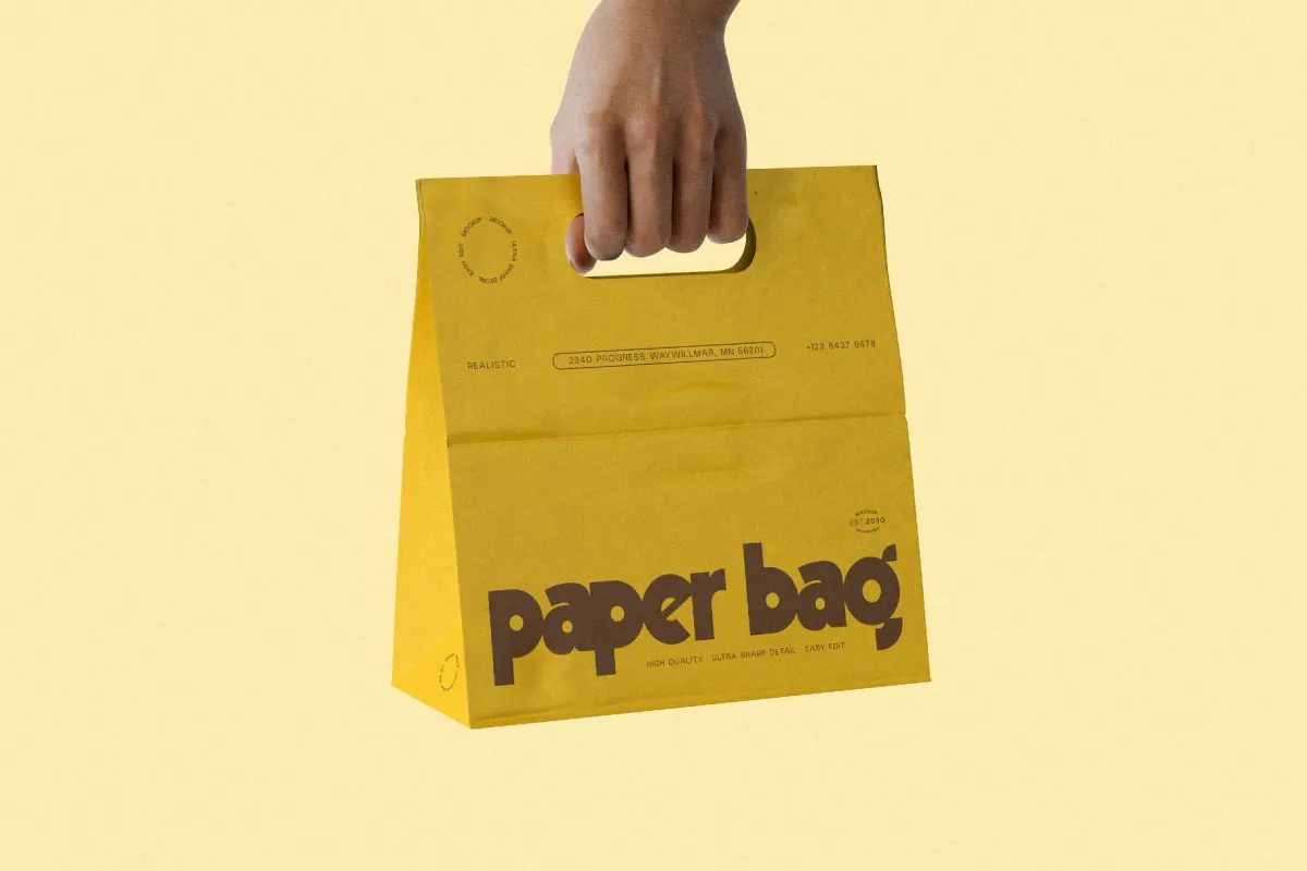 Paper Bag Branding Mockup