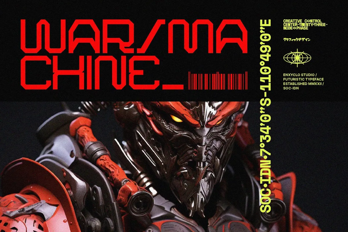 ARSEGZONE - Futuristic Sci-Fi Techno Font