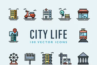 City Life Icons Collection