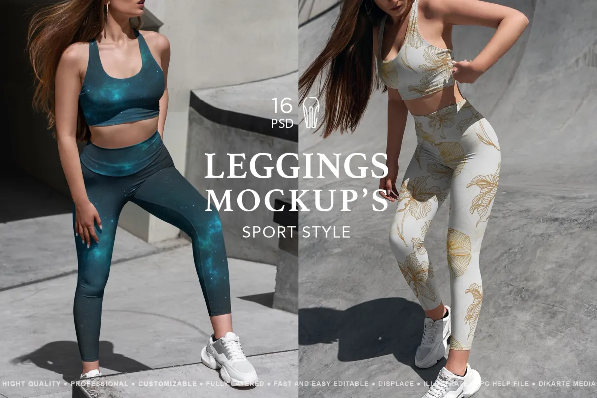 Leggings Mockup Set