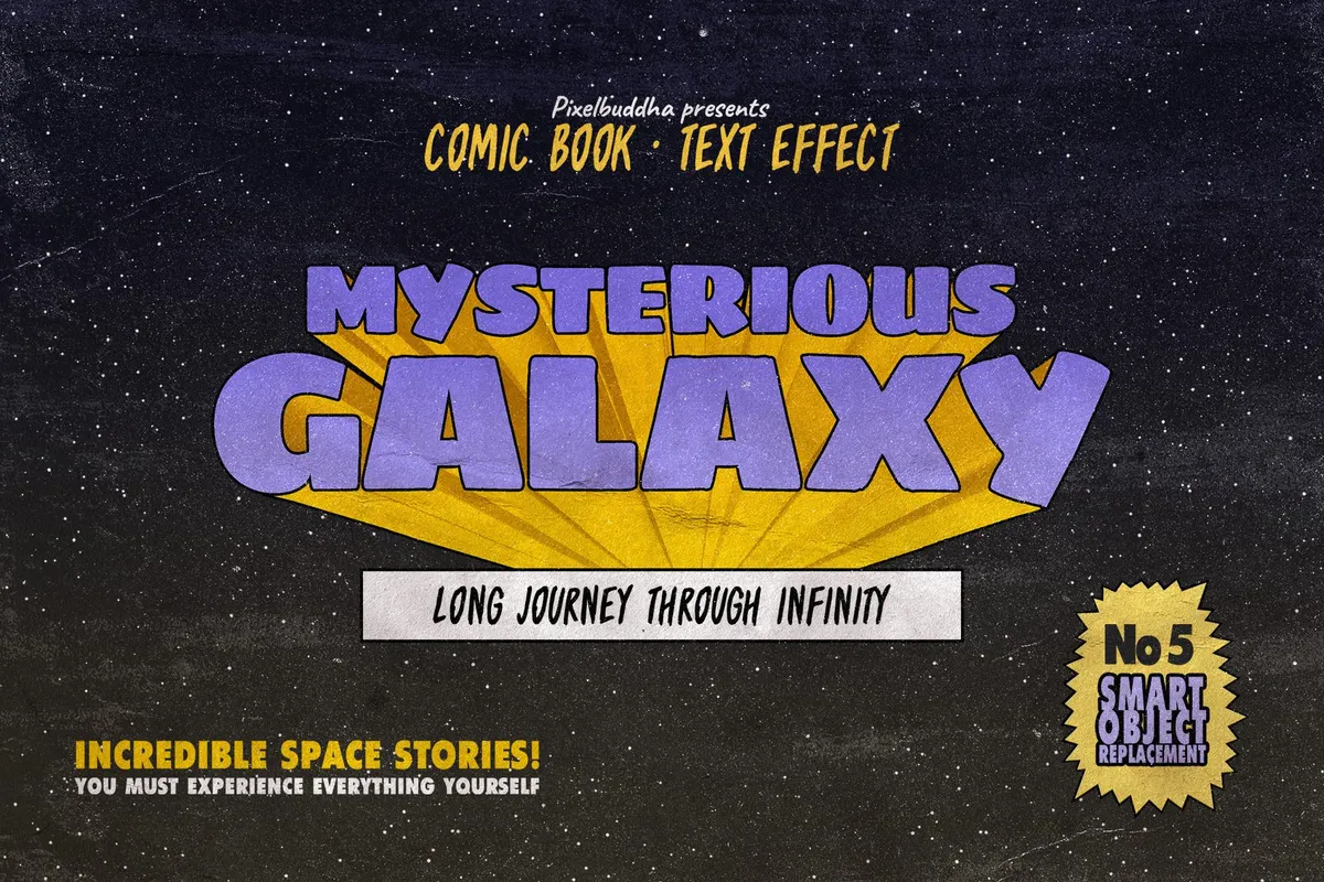 Vintage Comics Text Effects