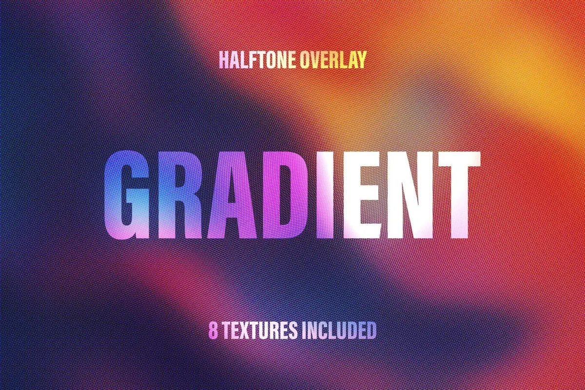 Screen Halftone | Gradient Texture Set