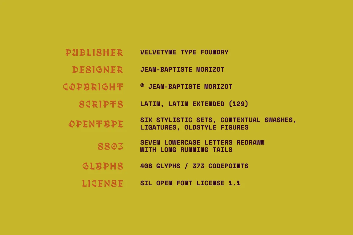 Trickster - Free Dripping Blackletter Font
