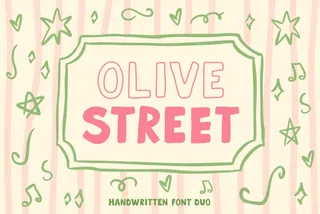 Olive Street Font Duo