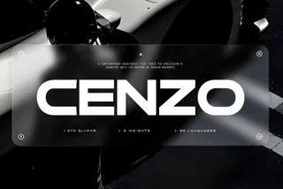 TRT Cenzo - Modern Futuristic Sans Font