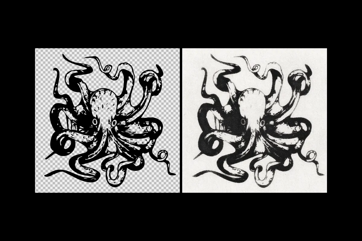 Ink Print Text Effect