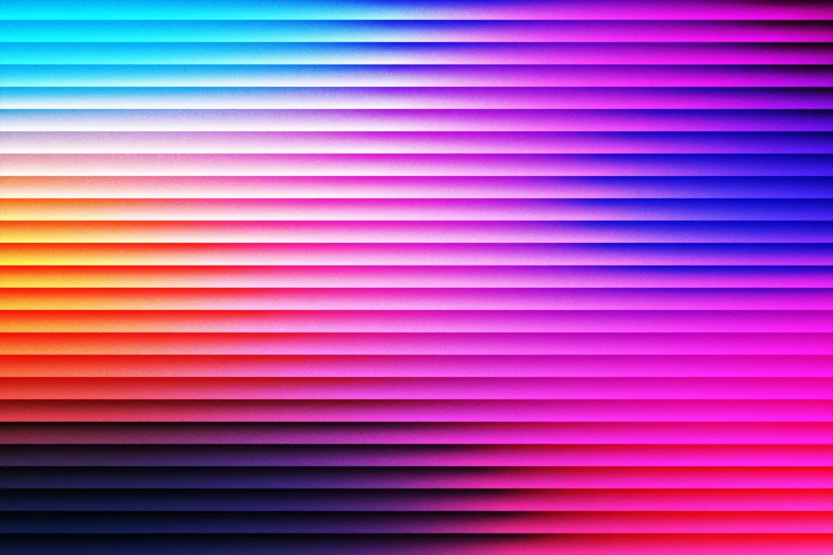 Soft Neon Fractal Gradient Textures