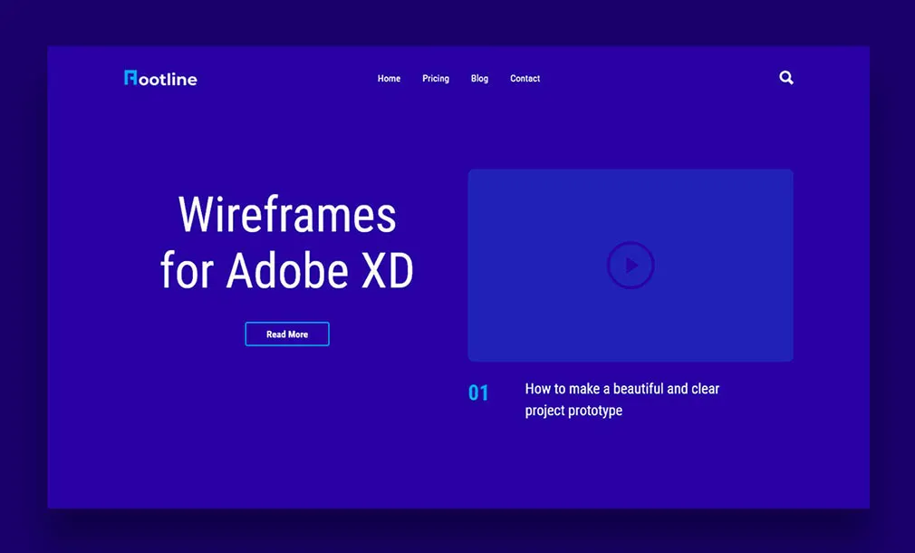 Rootline Wireframe UI Kit