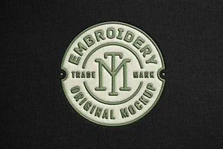 Embroidered Apparel Logo Mockup