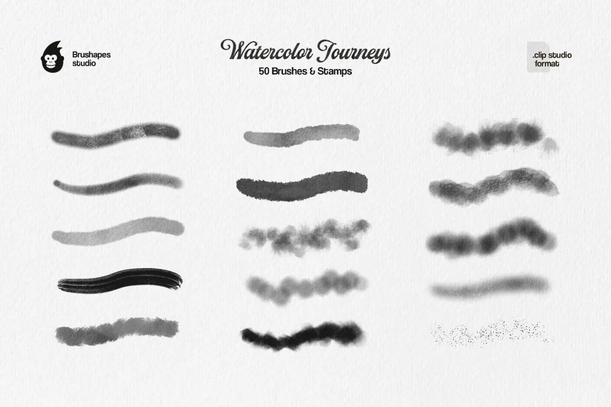 Watercolor Clip Studio Brushes