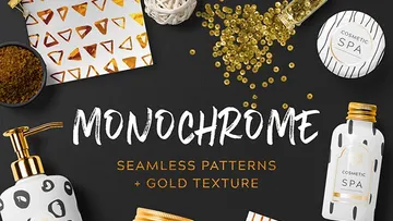 Monochrome Seamless Patterns