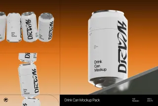 Aluminum Can Mockup Pack