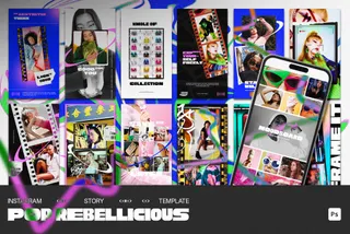 Pop Rebellicious — Instagram Story Templates