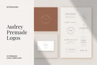 Audrey Premade Logos