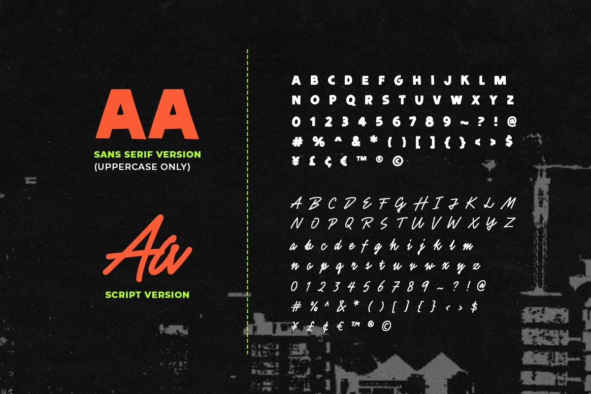 March Culture - Edgy Font Duo