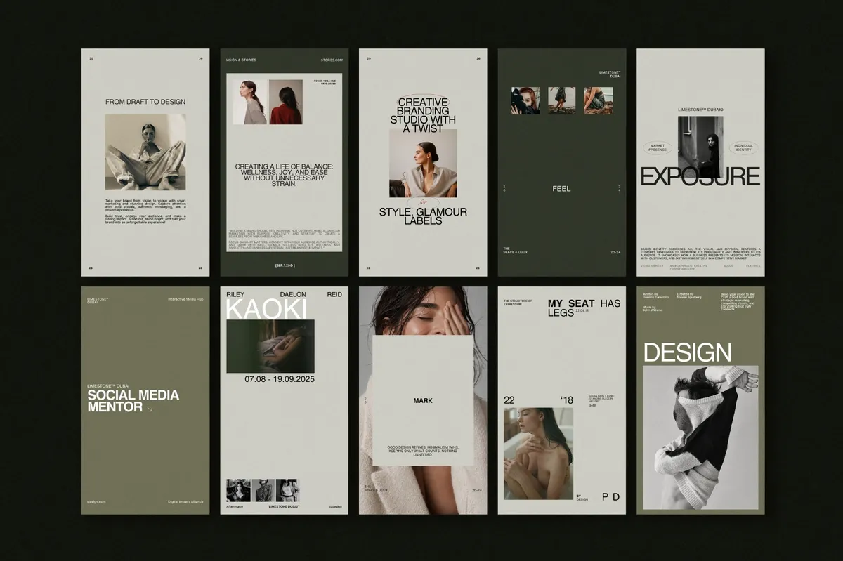 ZAVI Instagram Post & Story Templates for Canva Vol.2