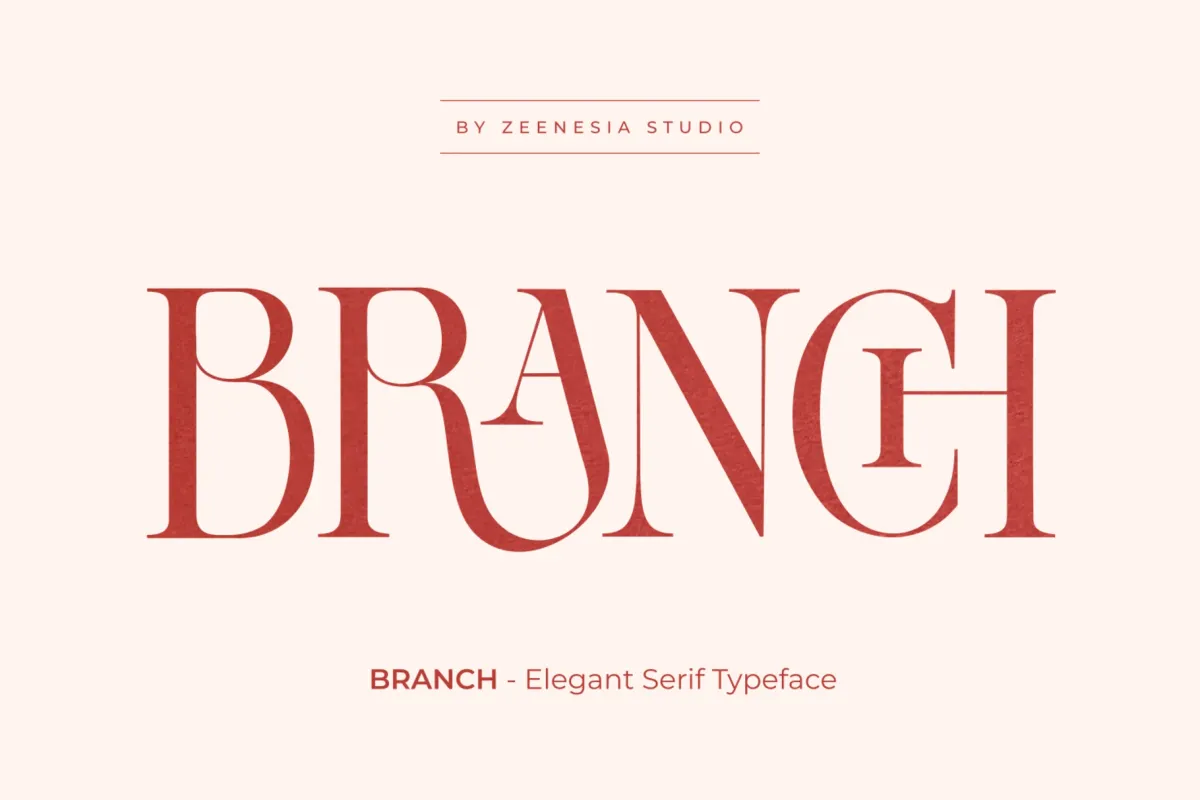 BRANCH - Elegant Serif Font