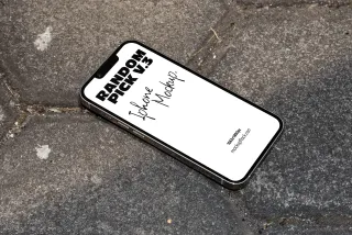RP V.3 - Concrete Background Iphone Mockup