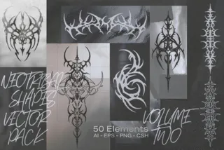 Neotribal Shapes Vector Pack