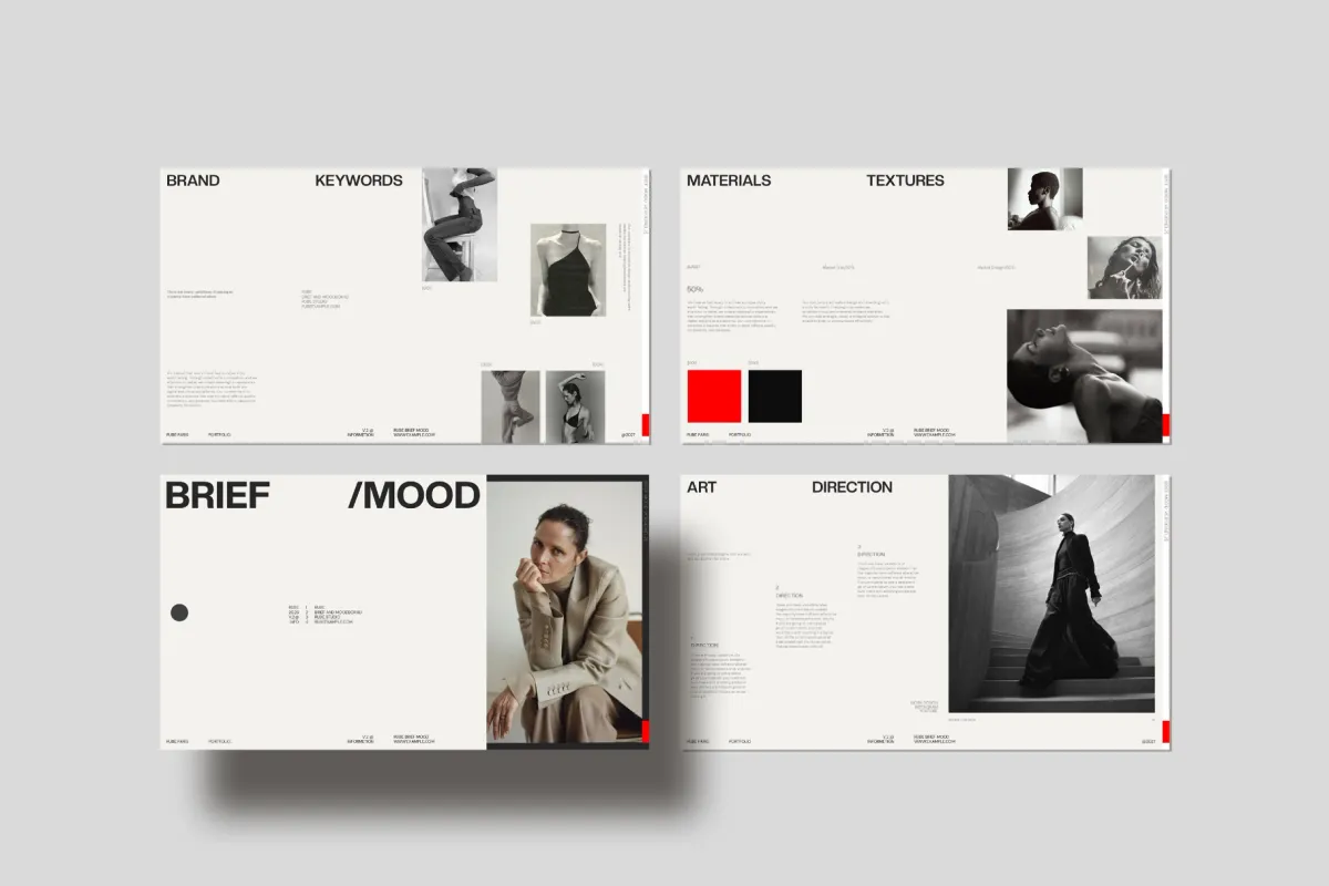 RUBE - Fashion Brief Presentation Template