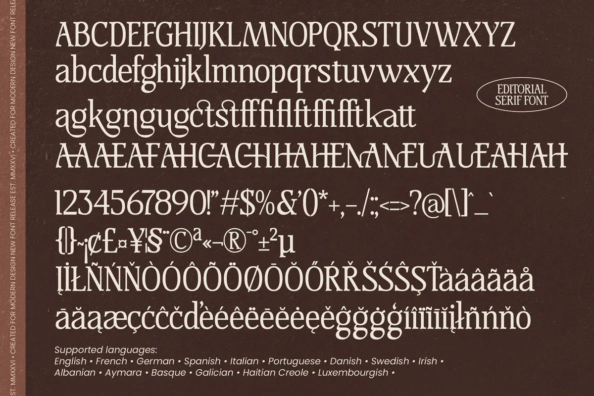 Mestalight - Elegant Editorial Serif Font