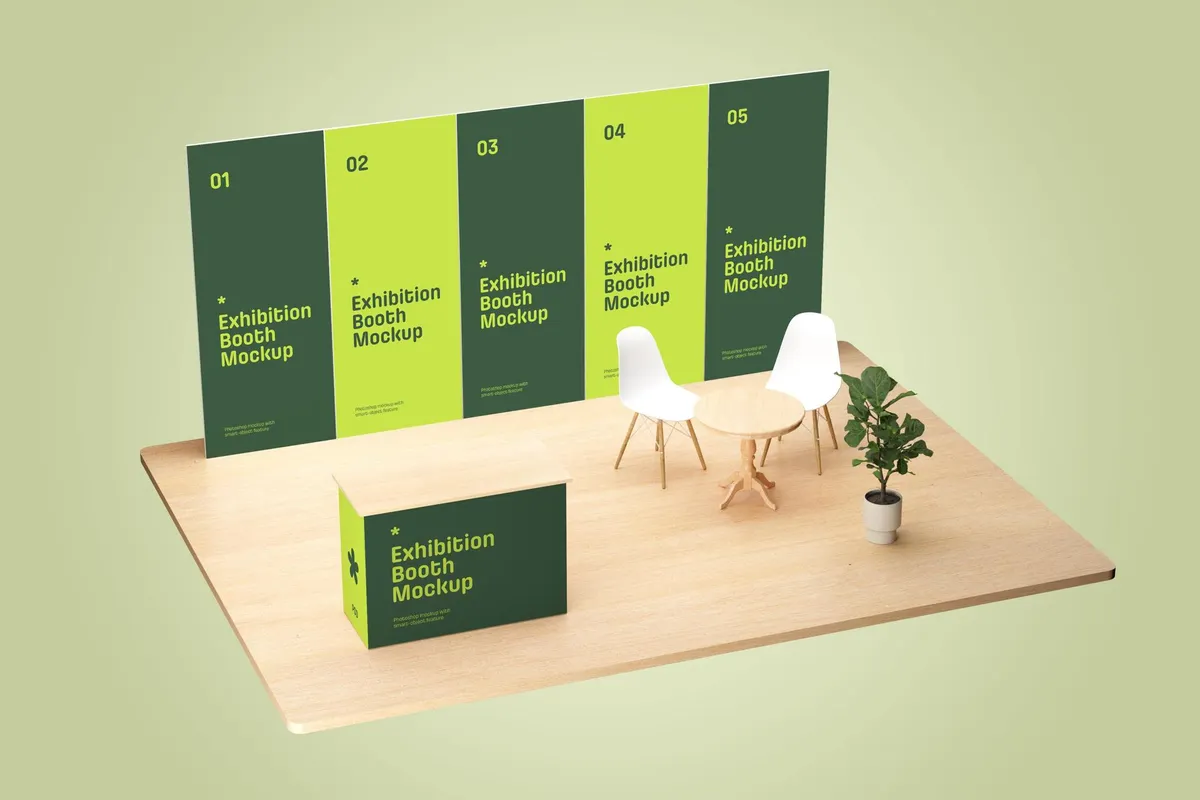 Exhibition Booth Mockups