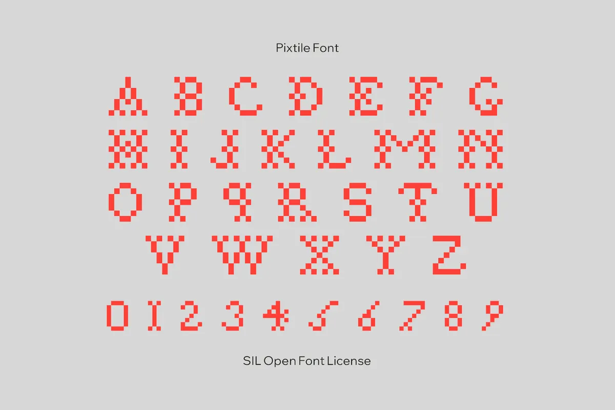 Pixtile Font