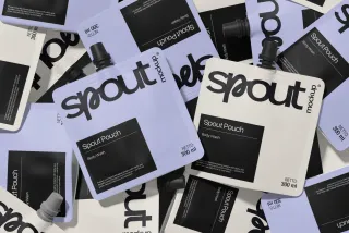 Stand-Up Sample Pouch Mockup