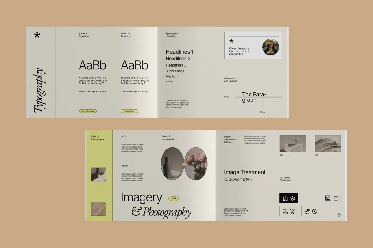 Brand Style Guidelines Template InDesign