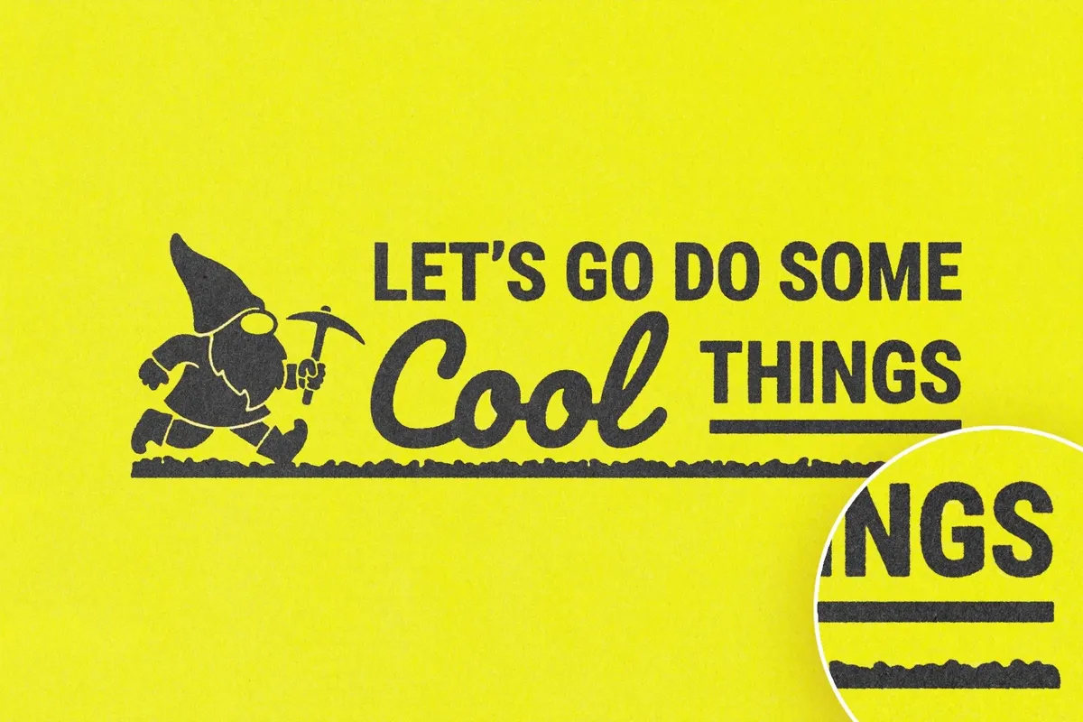 Retro Print Authentic Template