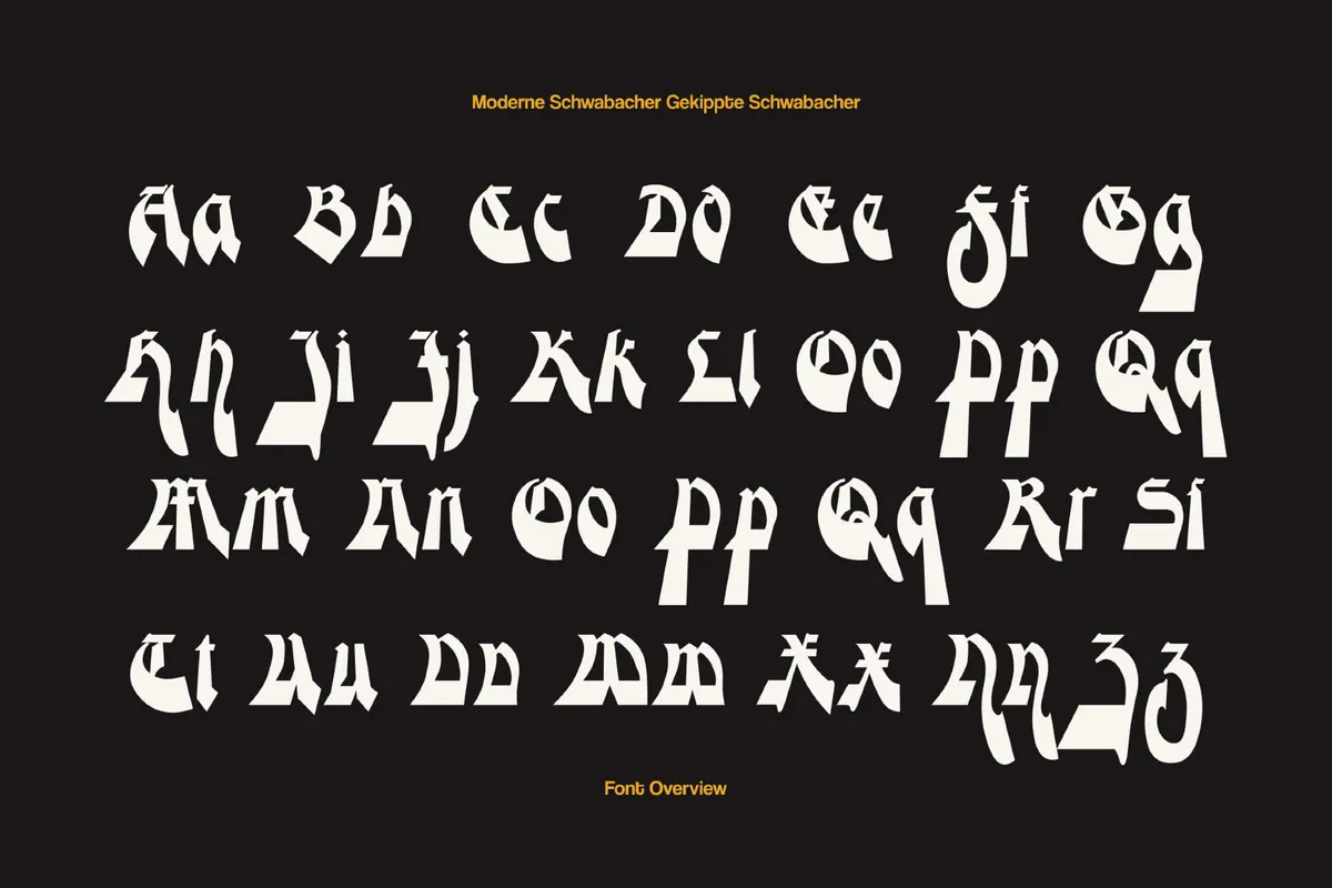 Modern Schwabacher Font Family