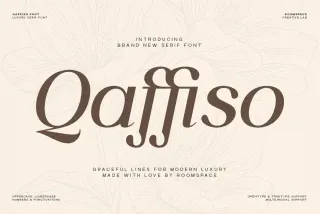 Qaffiso — Luxury Modern Serif Font