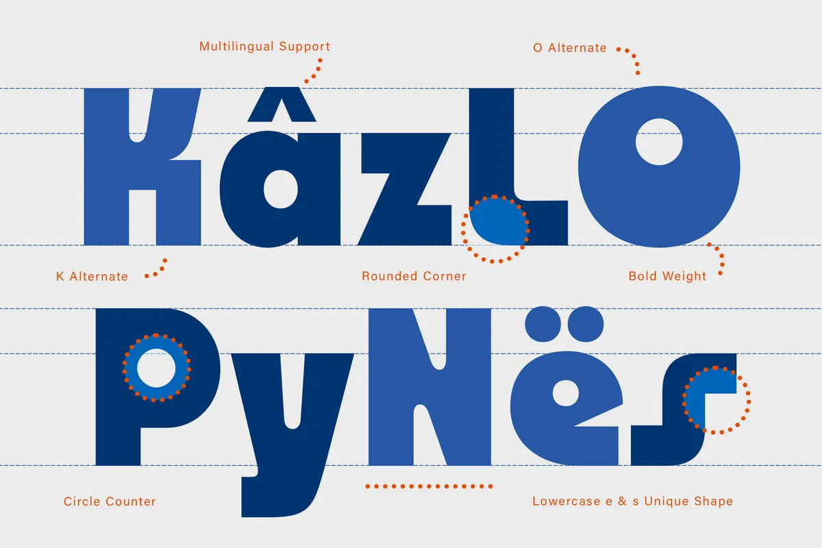 Bolmark - Bold Rounded Sans Serif Display Font