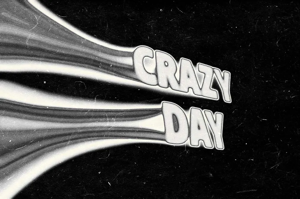 Acid Smeared Text Effect