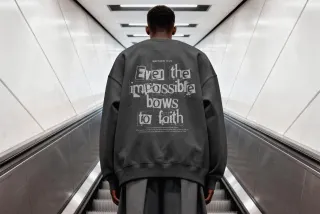 Urban Sweatshirt Mockup Back View