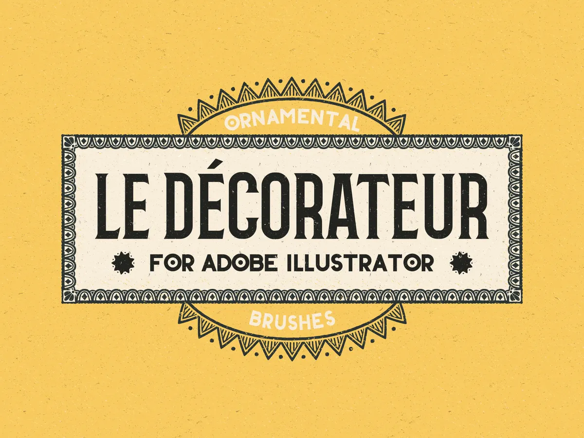 Le Decorateur: Ornamental Illustrator Brushes