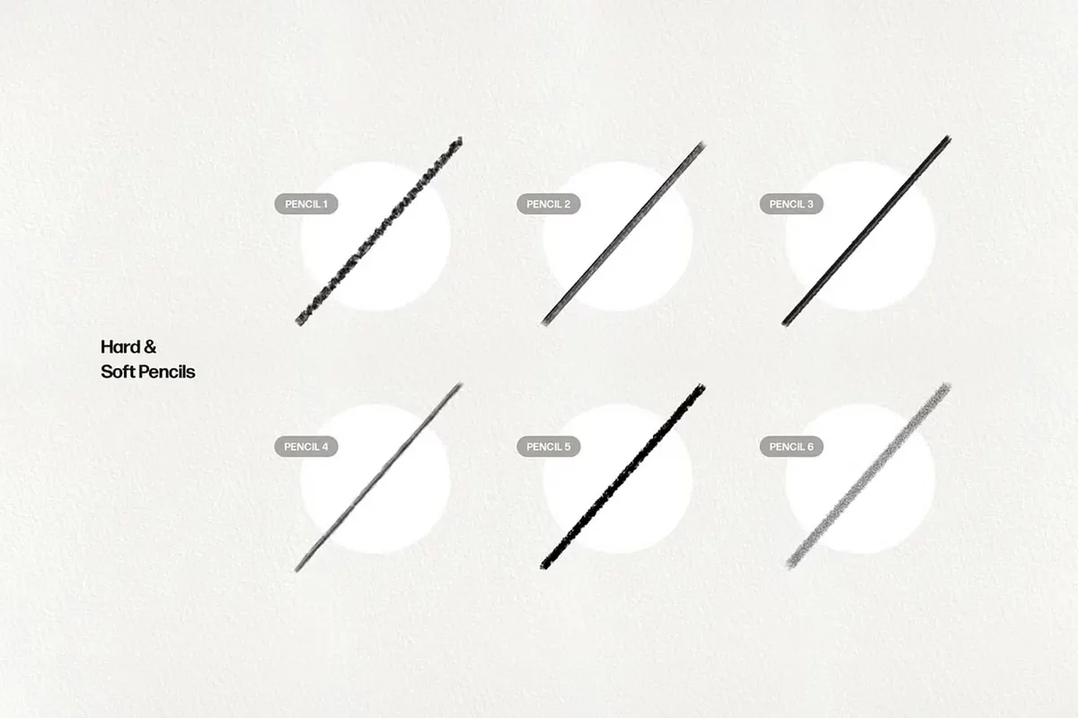 Multi-App Basic Pencil Brushes