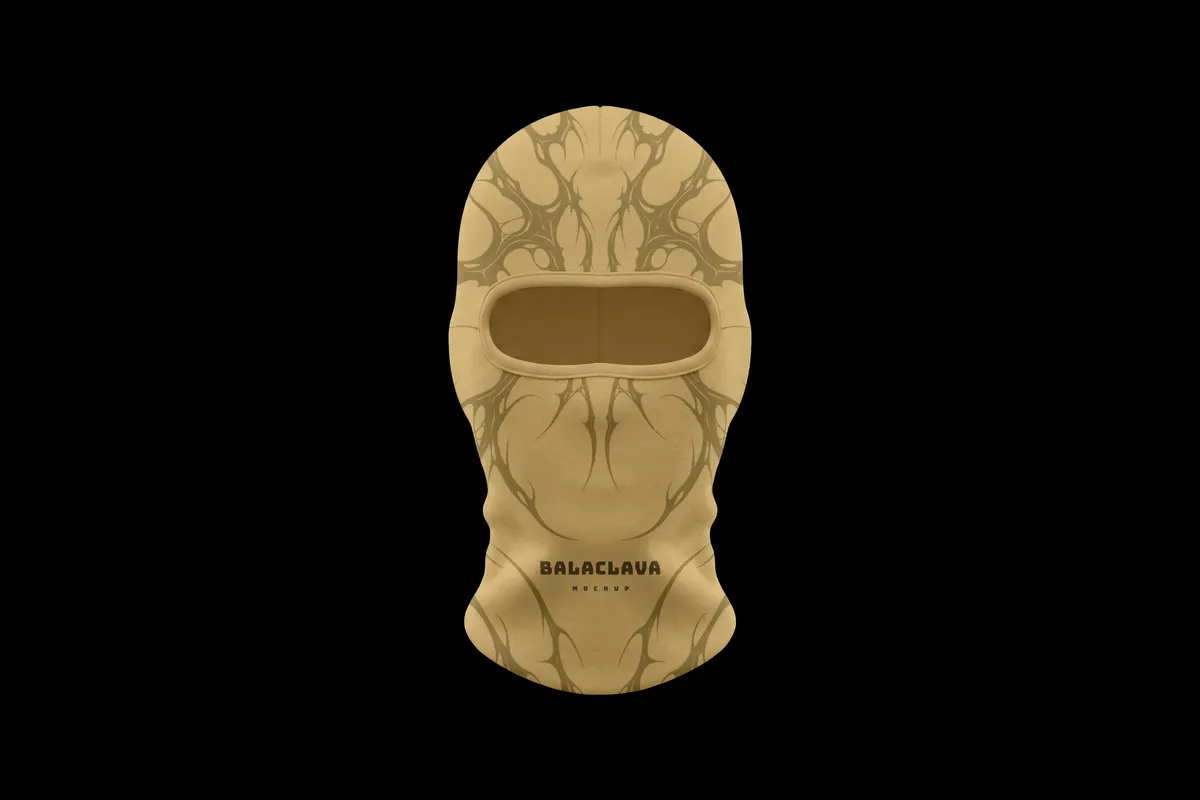 Full-Face Balaclava Mockup