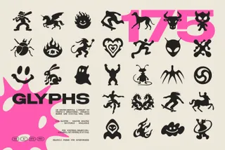 175 Experimental Vector Glyphs – Graphic Creatures & Organic Marks