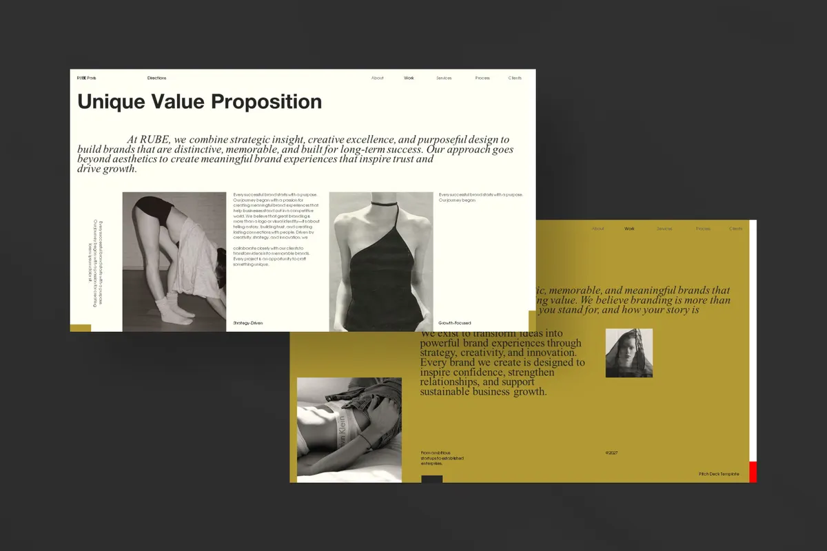 RUBE - Pitch Deck Presentation