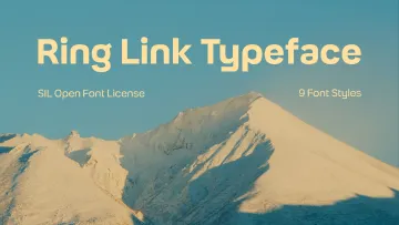 Ring Link Typeface