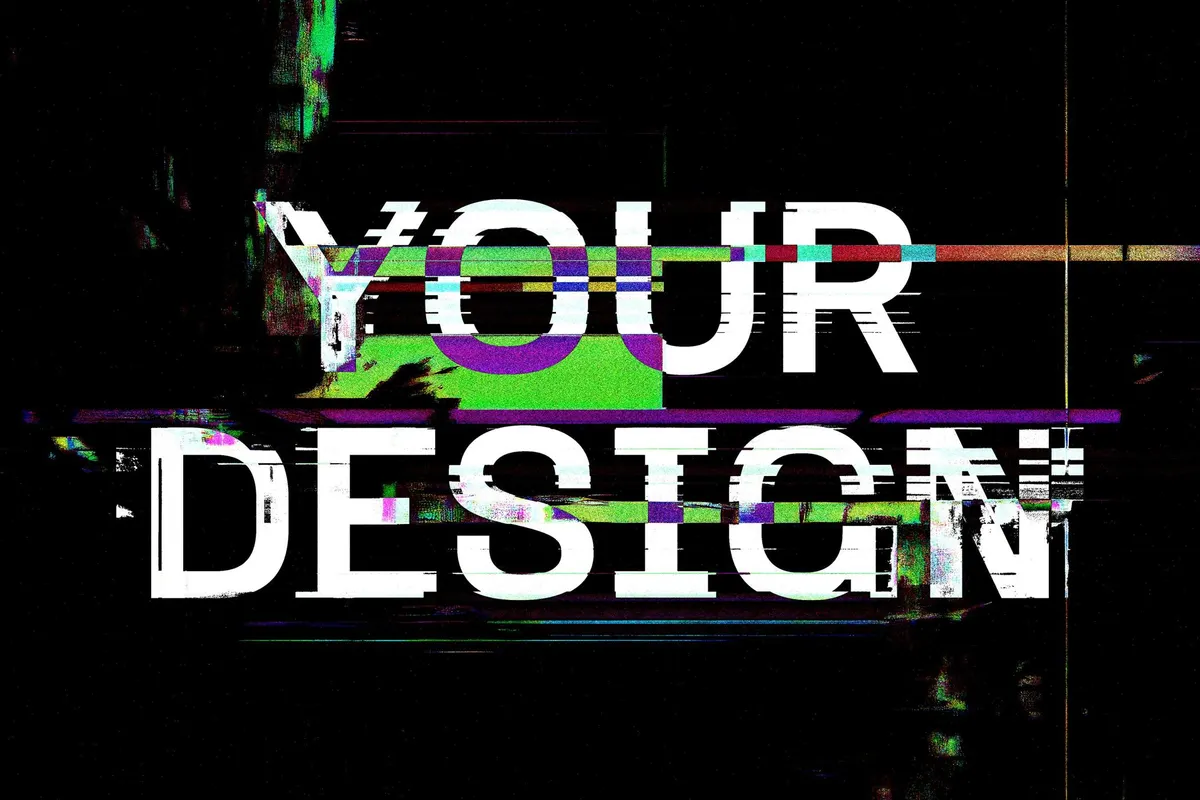 Glitch Text & Logo Effect