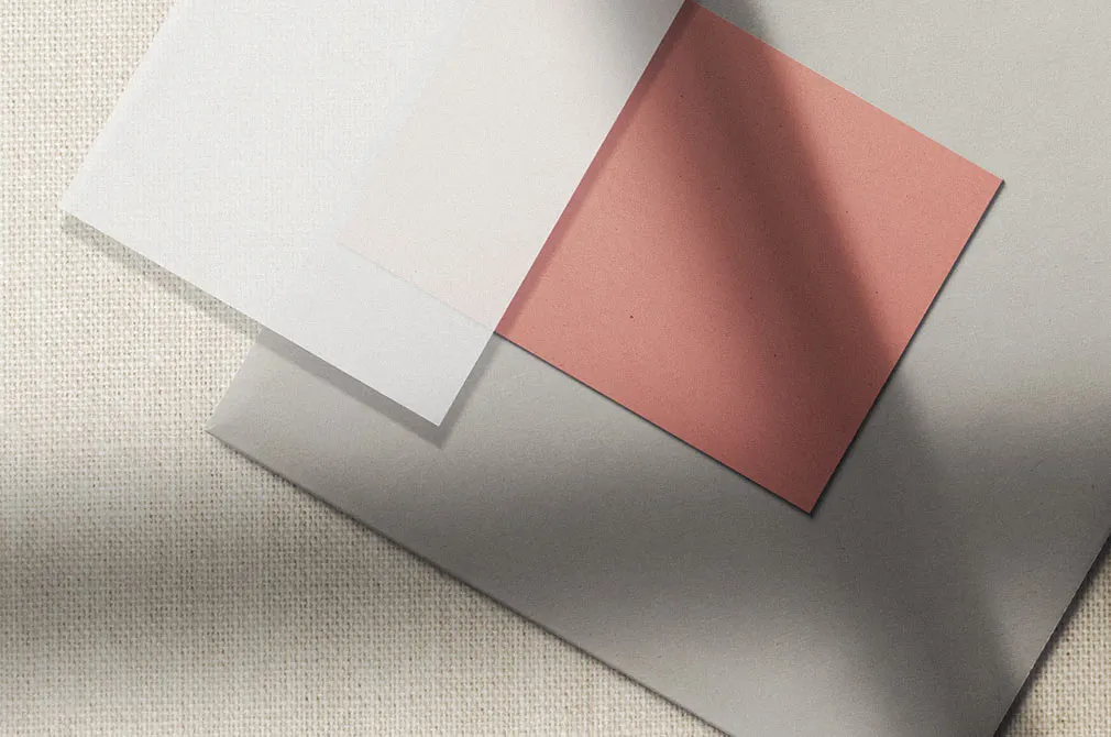 Paper Mockup Scene