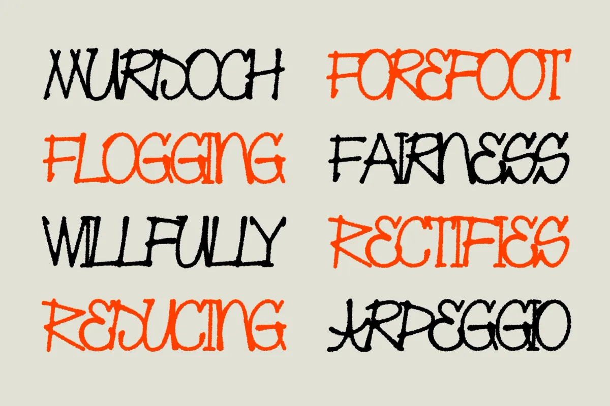 Gorkesq - Ancient Handwritten Display Font